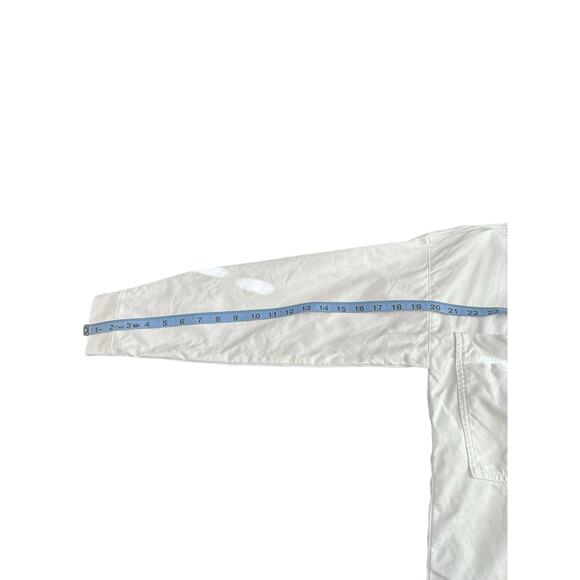 Eileen Fisher White Basic Full Button Coastal Grandma Lagenlook Jacket XXS - Picture 11 of 12